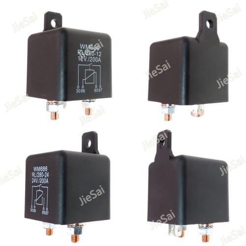 Car Relay 48V DC 200A Car Truck Motor Automotive Switch Car Relay Continuous Type and start relay