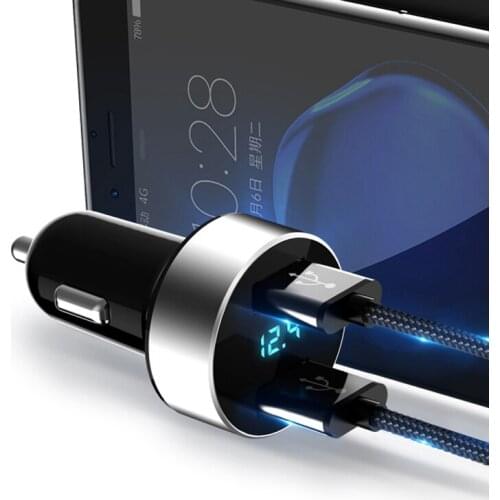 Dual port USB 3.1A car charger LED display for Buick Regal Lacrosse Excelle GT/XT/GL8/ENCORE/Enclaves/Envision/Park Avenue