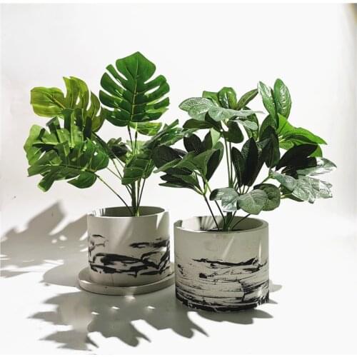 Large Concrete Flower Pot Silicone Mold 15cm Cement Mold for Plant Planting Terrazzo Flower Pot Mould