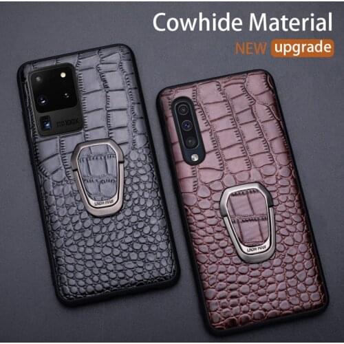 Fro Samsung Galaxy S20 S21 Ultra S10 S10e S8 S9 S7 Edge Crocodile Pattern Stand Leather Phone Case Note 8 9 10 20 Plus