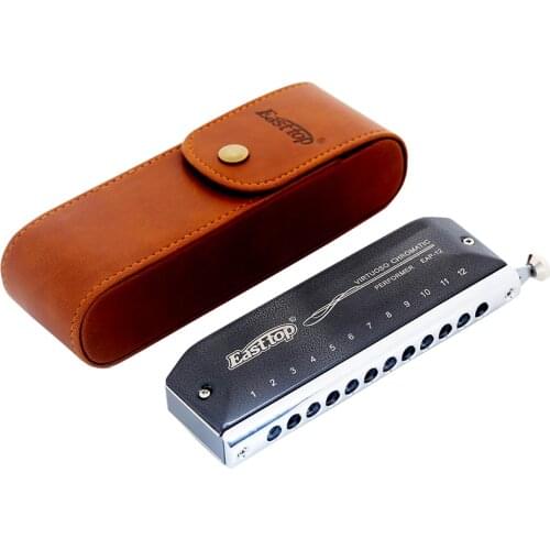 EASTTOP New Model EAP-12 chromatic harmonica 12 holes Armonica gaita de boca Mouth Ogan Professional Musical Instruments
