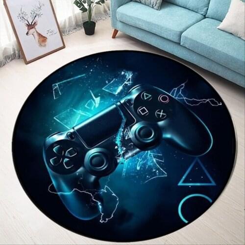 Game Console Rug 3D Gamepad Carpet Non-slip Carpet For Living Room Floor Rug Soft Children Kids Mat Carpet Home Decoration