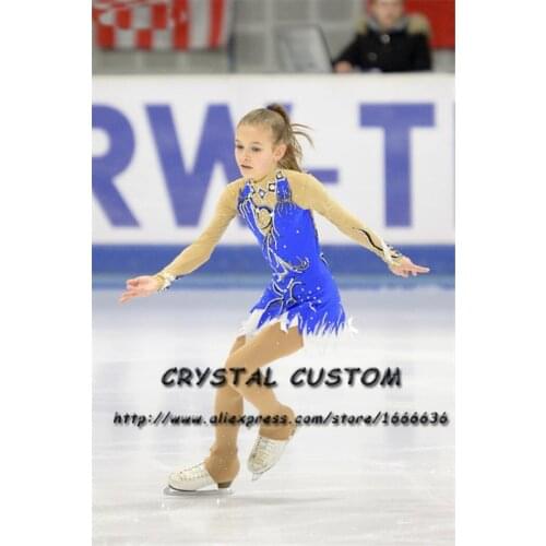 Custom-made Girls Figure Skating Dress New Brand Ice Skating Dresses For Competition DR4814
