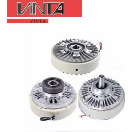 24V Magnetic Powder Brake Staff Clutch Tension Controller Brake Hole Single Axis Dual Axis Magnetic Powder Brake