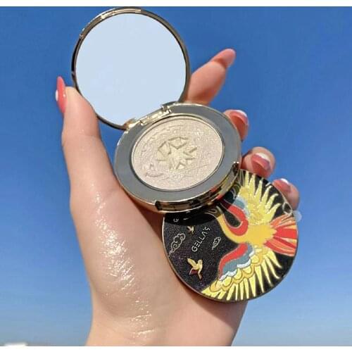 Shimmer Highlighter Makeup Glow Face Contour Powder Highlighter Palette Highlight Illuminator Brighten Face Blush Cosmetic