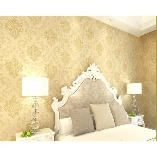 Beibehang European style wallpaper nonwoven fabric anaglyph cozy bedroom living room TV background papel de parede 3d wallpaper