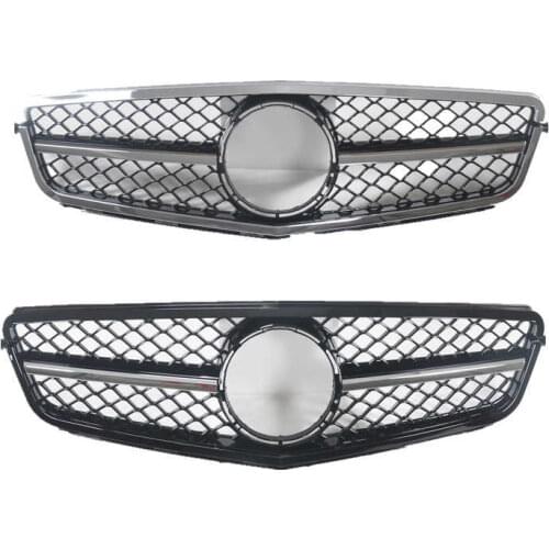 Suitable for C63 W204 China Open One Horizontal Front Grille Amg Style C-calss 08-14