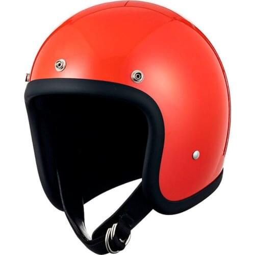 Thompson Glass Fiber Vintage Motorcycle helmet Retro Scooter Jet Open Face Helmet Motorbike Riding capacete Moto