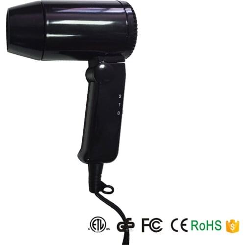 12V Folding Hair Drier Car-styling Hair Drier Car Portable For Car RV Boats Motorhome Trucks Trailer Travel Camping Auto Black