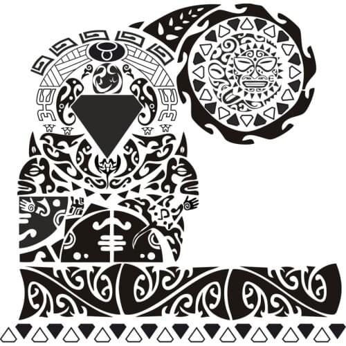 Scapula Tattoo Waterproof Temporary Tattoos men Design tatoo Make Up Body Art Henna Tattoo Stickers tatuajes cool tatoo sleeve