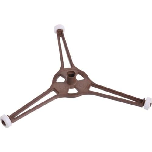 Microwave Oven Triangular Shaped Tray For Microwave Parts 24.5cm Flat Glass Plate