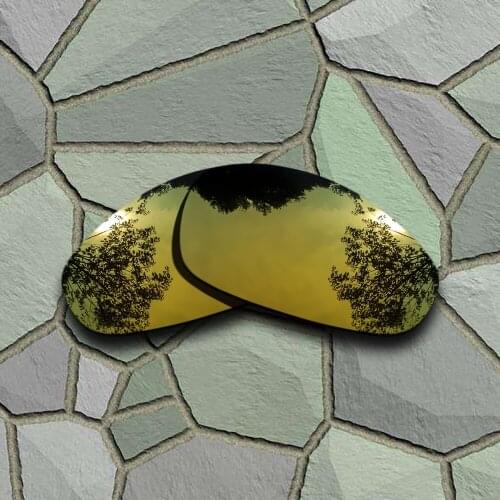 Yellow Golden Sunglasses Polarized Replacement Lenses for Oakley Juliet
