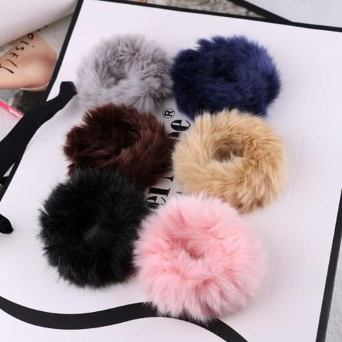 1PC Korean Autumn And Winter Style Pure Womens Ponytail Elastic Hair Bands Elegant Girls Hair Accessories HeadWear