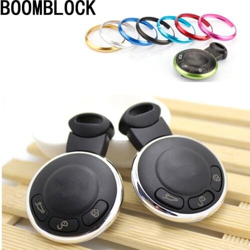 Car Styling Key Chain Rings Case Frame Stickers For BMW Mini Cooper R56 F55 F56 R60 R50 R57 R61 R53 F60 Mini Cooper S Countryman