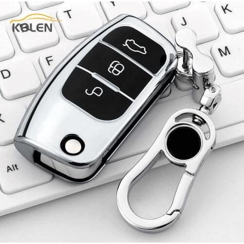TPU Car Remote Key Case Cover Shell Fob For Ford Fiesta Focus 2 Ecosport Kuga Escort Escape B-MAX C-MAX Eco Sport Accessories