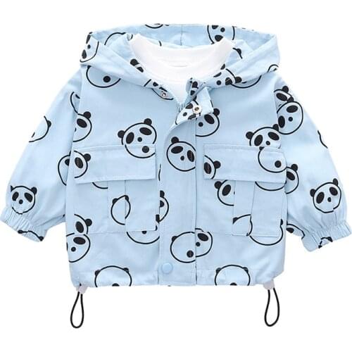 New Children Sportswear Spring Autumn Baby Girls Clothes Boys Cartoon Casual Hooded Jacket Toddler Fashion Costume Kids Clothing