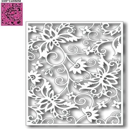 Garden Background Metal Cutting Dies Decoration Scrapbook Paper Craft Knife Mould Blade Punch Stencils