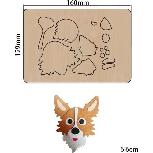 2021 New Animal Dog metal cutting dies Scrapbooking Wooden Mold Die-cut Crafts Compatible With Most Die-cutting Machines