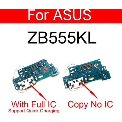 New USB Charging Port Dock Plug Connector With Mic Microphone Flex Cable Board For ASUS Zenfone MAX M1 ZB555KL Replacement Parts