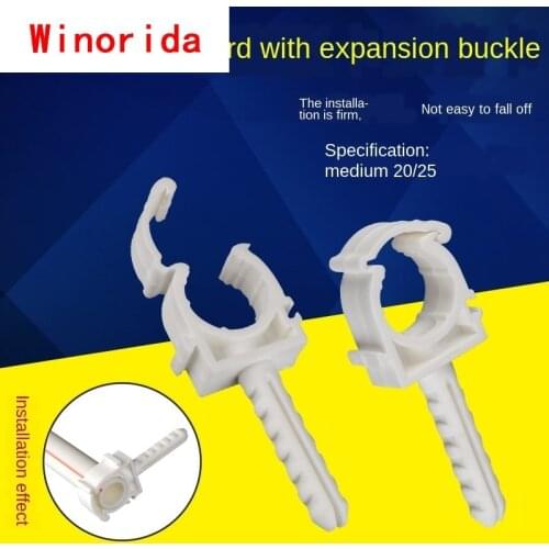 PPR Pipe Card 1/2 Inch 3/4 Inch 1 Inch Water Pipe Fixed Buckle PPR Pipe Clip PPR Row Card PPRu Card Holding Card 10Pcs
