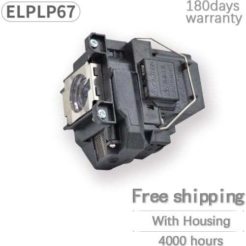 For ELPLP67 Projector lamp with Housing for EPS0N HC710HD/Megaplex MG-50/MG-850HD EB-C250W EB-C15S EB-C05S/EB-W12/EB-C35X/C215S