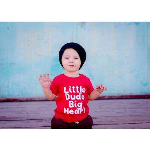 Little Dude Big Heart Valentines Day Shirt Toddler Boy Shirt Boys Valentines Day T-shirts Ladiesman Kids Boys Valentine Tee