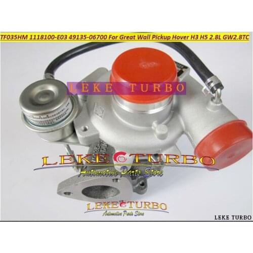TF035HM TF035 49135-06700 1118100-E03 1118100 E03 49135 06700 4913506700 Turbo For Great Wall Pickup Hover H3 H5 GW2.8TC 2.8L