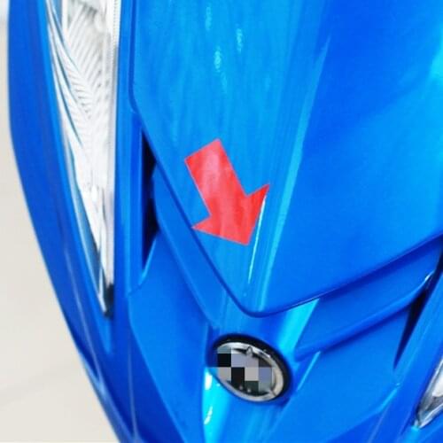 Car Styling Vinyl Automobile Head Direction Arrow Motorcycle Oil Tank Helmet Laptop Stickers for Series 3 5 7 GTX1X3X6M31M