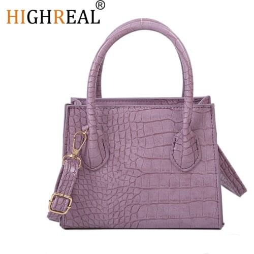 2020 Crocodile Pattern PU Leather Crossbody Bags For Women Chain Female Shoulder Handbags Mini Purses Travel Cross Body Bag