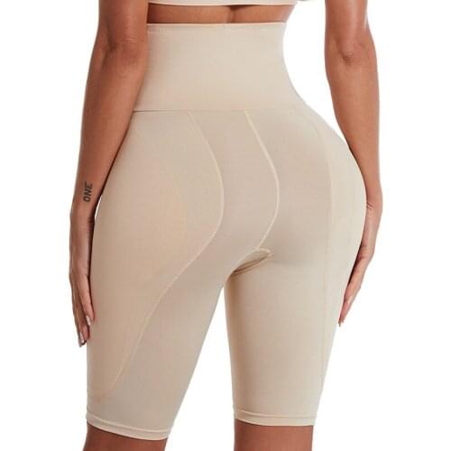 Full hip pants womens high waist abdomen-increasing pants with padded fake buttocks postpartum beauty body shaping panties