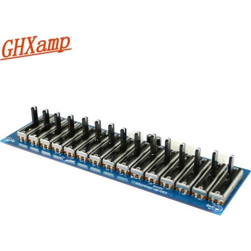 GHXAMP EQ Equalizer Stage Professional Tone Preamplifier Board 5/10/15 Road Preamp Stereo Adjustable Frequency 35HZ 70HZ-20KHZ