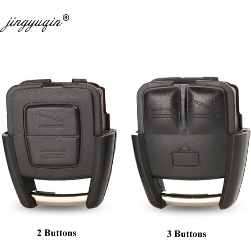 Jingyuqin 2/3 Button Remote Car Key Shell Case for OPEL VAUXHALL Vectra Zafira Omega Astra h j insignia g Mk4 B c mokka Frontera