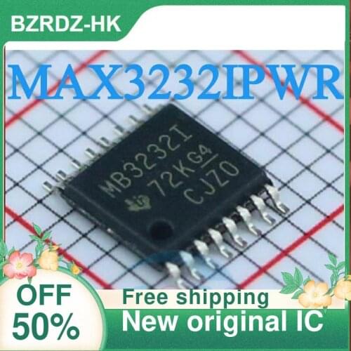 2-10PCS/lot MB3232I MAX3232IPWR TSSOP16 RS-232 New original IC