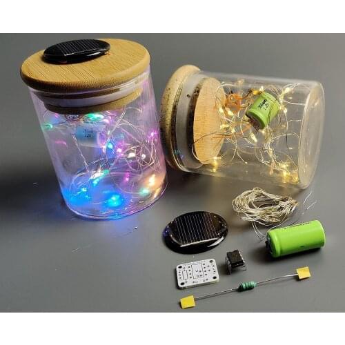DIY Solar Jar Kits Electronic DIY Scinece Project Educational toys