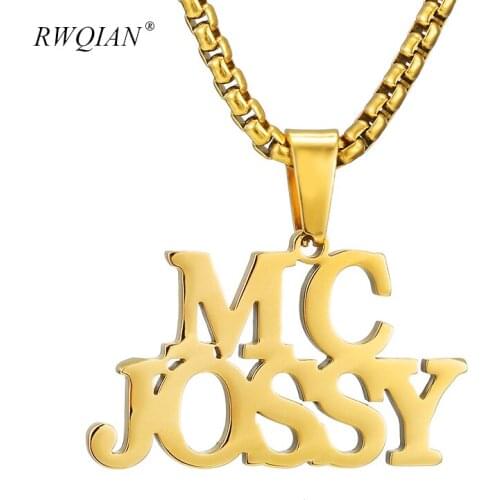 Personalized Name Necklace Men Stainless Steel Custom Necklace for Women Men Gold Name Pendant Necklace Customized Choker Gifts