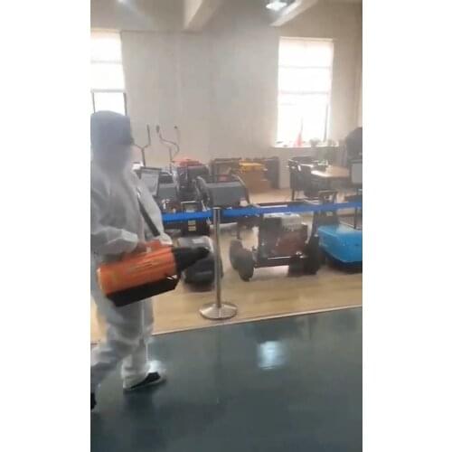 Portable 3L cordless sanitizer fogging machine sterilizing sprayer rechargeable battery powered ULV cold fogger