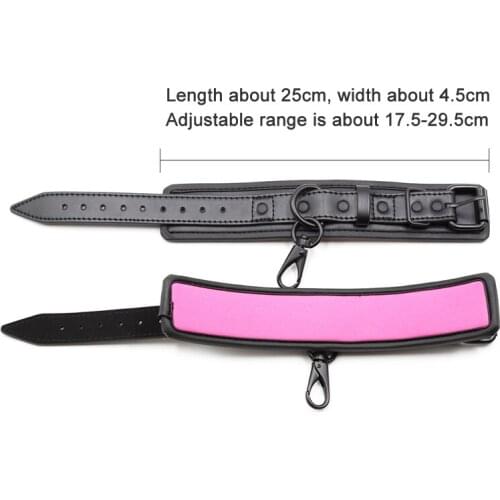 Sexy Adjustable PU Leather Handcuff Restraints Bondage Sex Toy Restraints Sex Bondage Exotic Accessories Tools Sexual Toy Adult