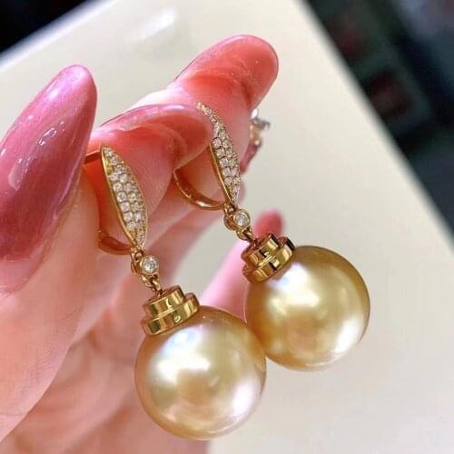 Wedding Gift 925 Sterling Silver Earrings Findings Settings Base Mountings Parts Mounts for Pearls Agate Crystal Stones Jade