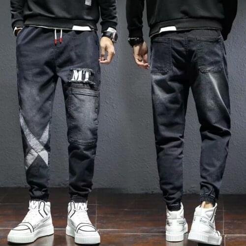 Streetwear Mens Pants Korean Jogging Pants Men Harajuku Fashion Cargo Pants Men Casual Men Clothing Elastic Waist Men Trousers