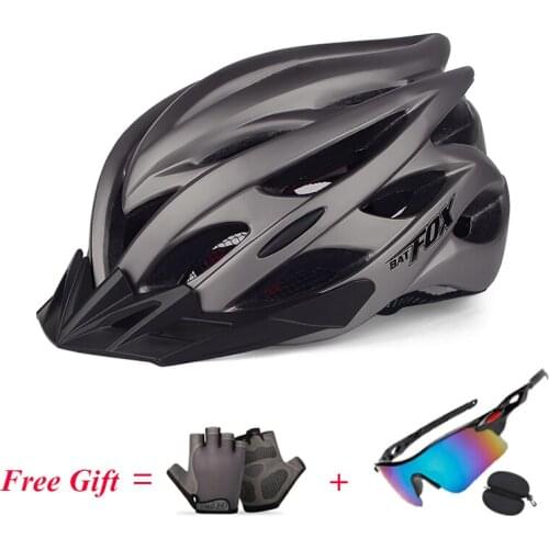 BATFOX Cycling Helmet Ultralight MTB Bike Men Women Mountain Road Sport Specialiced Outdoor Bicycle Helmets Capacete Ciclismo
