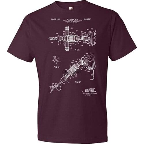 Patent Earth Anesthesia Oxygen Inhalator T-Shirt Physician Gift Doctors Office Tee
