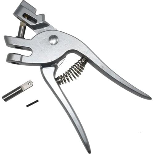 1Pcs 8 Mm Animal Ear Tags Puncher Plier Cattle Sheep Pig Horse Stainless Steel Hole Puncher Animal Identification Equipment