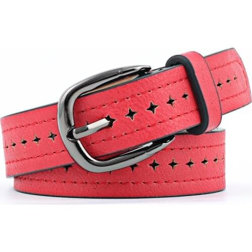 2020 Good Women Belts Cow Genuine Leather Pin Buckle Vintage Style Top Quality Newest Luxury Female Strap Original