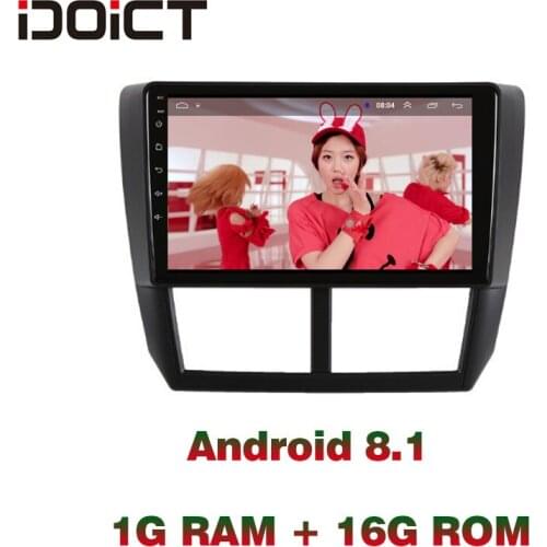 IDOICT Android 9.1 Car DVD Player GPS Navigation Multimedia For SUBARU Forester Radio 2008-2012 car stereo
