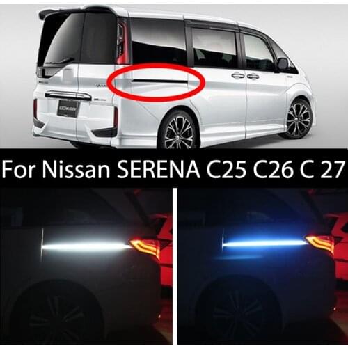 Car Turn Light LED Track Light Atmosphere Light Door Light 12V 6000K For Nissan SERENA C25 C26 C 27