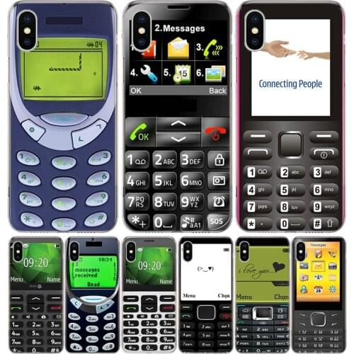 Retro Phone Phone Case for Apple Iphone 11 12 X Xs Pro Max Mini XR 7 8 6 6s Plus 7G 6G 5G 5S 5 SE +Shell Cover Coque 2020