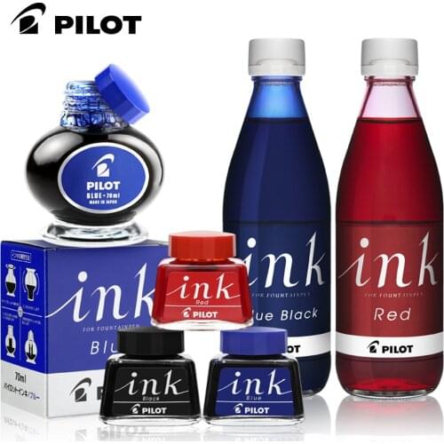 1 Bottle Pilot Fountain Pen Ink INK-70 / INK-30 / INK-350 Non-blocking Ink Non-carbon Ink Quick-drying Large Capacity 30ml