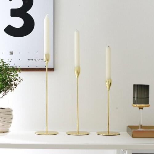 Nordic Decoration Home Metal Candle Holder Wedding Centerpieces Wedding Candle Holder Living Room Decor Candlestick świecznik