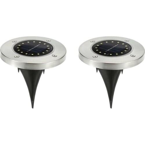 IP65 Waterproof LED Solar Ground Lamp Durability Fashion Underground Ground Spike Outdoor Courtyard Decking Path Light