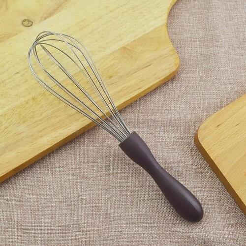 Justdolife Egg Whisk Stainless Steel Lightweight Wire Whisk Balloon Whisk Kitchen Utensil Milk Egg Beater Kitchen Whisk Tools